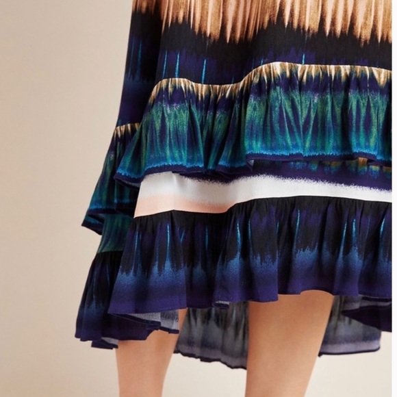 Anthropologie Daniel Rainn Patrizia Ruffled Maxi Skirt - Picture 4 of 11